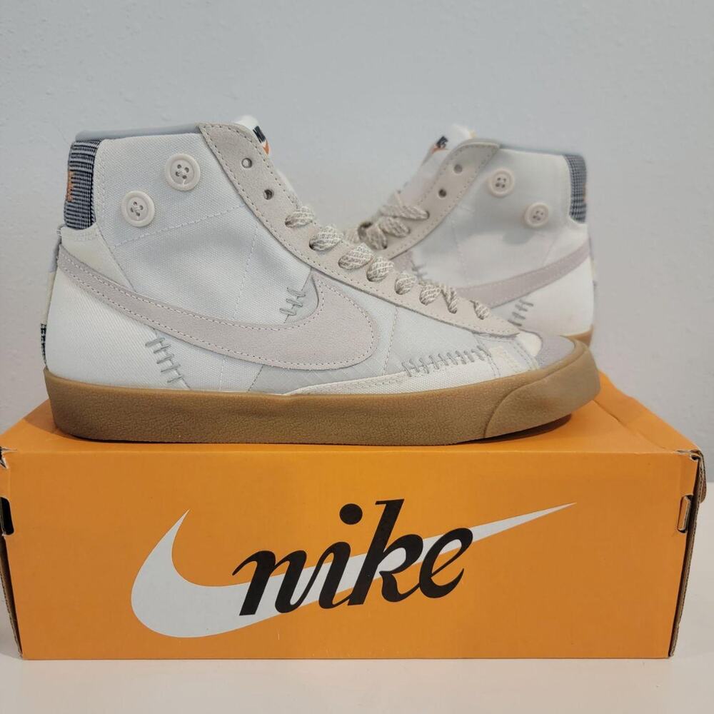 Nike Blazer Mid Patchwork Sneakers Men's 9.5 New in Box